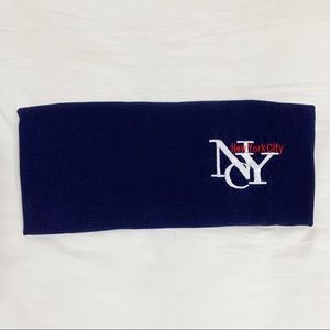 vintage navy blue new york city cropped t-shirt